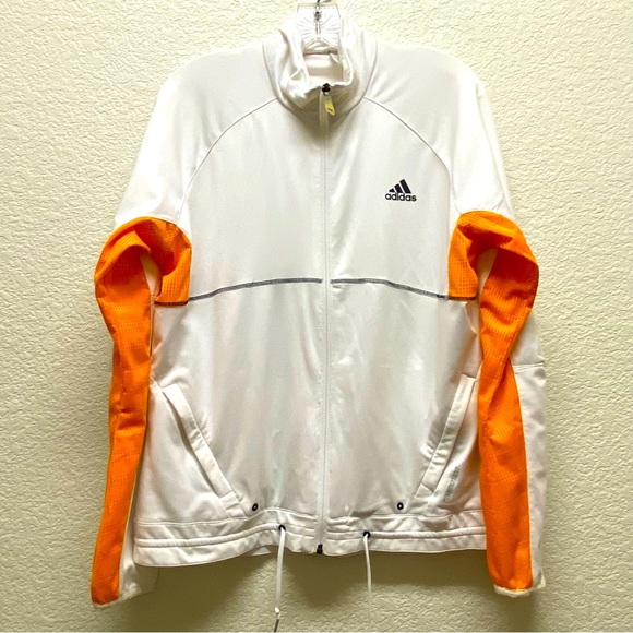 ADIDAS Clima365 Full Zip Vented Track Jacket RARE M/L - Picture 2 of 7